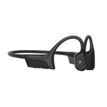 Casti Alergare Wireless open ear Suunto Wing, conductie osoasa (Negru)