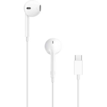 Casti Apple In-Ear, EarPods USB-C White