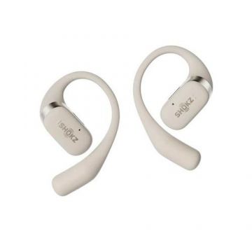 Casti audio waterproof Shokz OpenFit, Bej