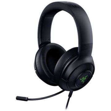 Casti Gaming Razer Kraken V3 X, USB-A, Razer Chroma RGB (Negru)