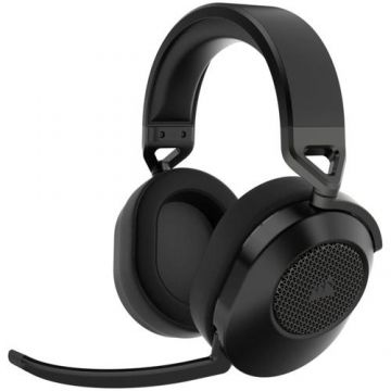 Casti Gaming Wireless Corsair HS65 V2 EU, Bluetooth, Dolby Audio 7.1, Microfon (Negru)