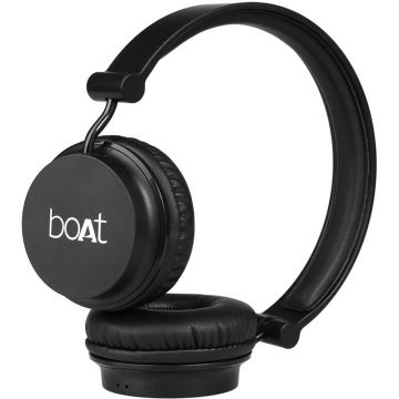 Casti On-Ear boAt Rockerz 410, Bluetooth, Negru