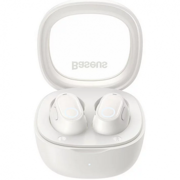 Casti Wireless Bowie WM01 Bluetooth Microfon Pe Casca Crem