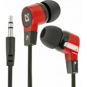 Defender Căști cu fir Defender Earphones 619, Negru- Rosu