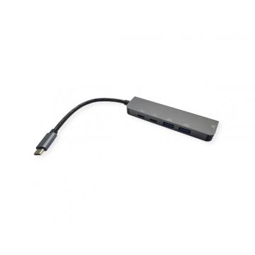 Docking station USB type C la HDMI 4K60Hz/2xUSB 3.2-A/USB type C + PD, Value 12.99.1137