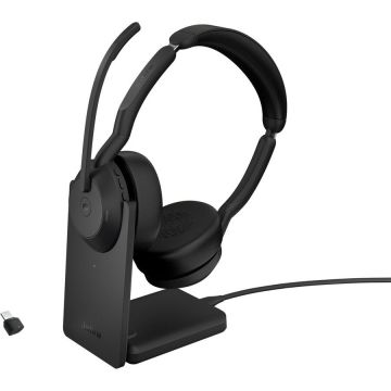 Jabra Căști Jabra Evolve2 55 Stereo cu suport, Negru