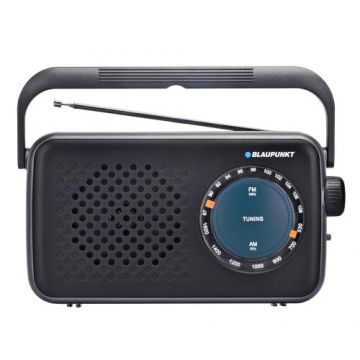 Radio portabil Blaupunkt PR9BK, FM, AUX, Negru