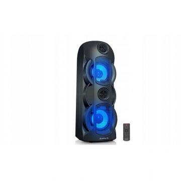 REAL-EL Real-El X-787 Bluetooth Wireless Speaker with RGB Backlight, 80 W black