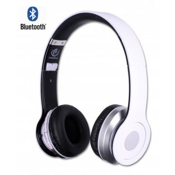 Rebeltec Casti Rebeltec Bluetooth  Rebeltec Cristal, Alb
