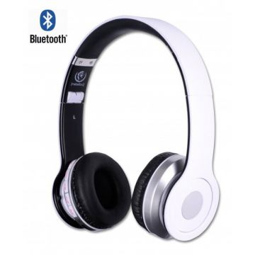 Rebeltec Casti Rebeltec Bluetooth Rebeltec Cristal, Alb