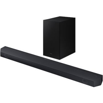 Samsung Soundbar Samsung HW-Q600C, 3.1.2, 360W, Bluetooth, Subwoofer Wireless, Dolby Atmos, Negru Titan