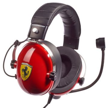 THRUSTMASTER Casti Gaming Thrustmaster T.Racing Scuderia Ferrari Edition pentru PlayStation 4, Xbox, PC