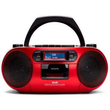 AIWA Microsistem Audio AIWA BBTC-660DAB/RD, CD/MP3 Player, DAB +, Rosu