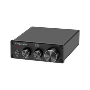 Amplificator stereo Kruger&Matz A10, 2x 50W, Bluetooth (Negru)