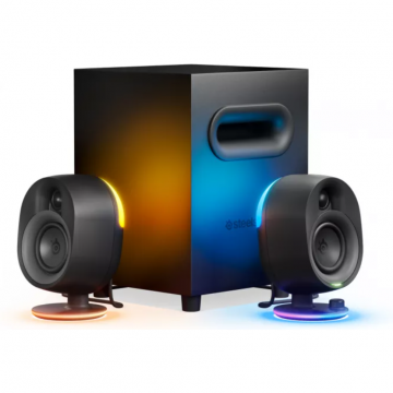 Boxe Arena 7 cu Subwoofer Bluetooth 4.2 RGB Negru