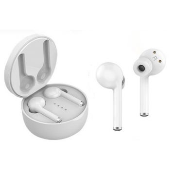 Casti Bluetooth 5.0, TW40, SIRI, stereo, comanda prin atingere, cutie incarcare, utilizare toata ziua