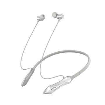 Casti Bluetooth Lito (LT-V135) - Wireless Neckband Earbuds - Argintiu