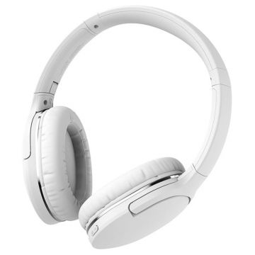 Casti Bluetooth Wireless On-Ear Noise Reduction - Baseus Encok D02 Pro - Alb