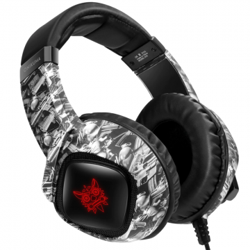 Casti Gaming Onikuma K19 Profesionale, stereo, gri camouflaj