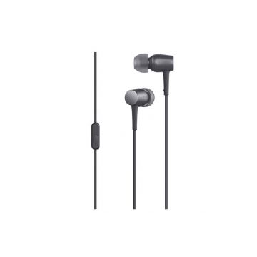 Casti Handsfree Metalice Extra Bass In-Ear Gri Audio Stereo cu Microfon C195