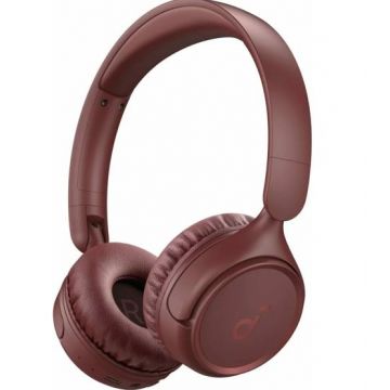 Casti Stereo Wireless On-Ear Anker Soundcore H30i, Design Pliabil, Pure Bass, Bluetooth 5.3 (Rosu)