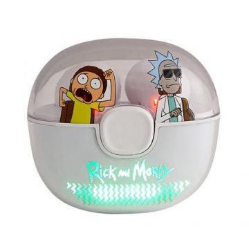 Casti True Wireless Rick&Morty, Bluetooth, Control Tactil, Google Assistant (Multicolor)