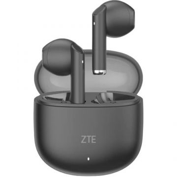 Casti True Wireless ZTE Buds 2, Bluetooth, ENC, Touch Control (Negru)