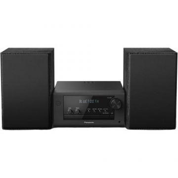 Microsistem Panasonic SC-PM702EG-K, 80W, Bluetooth, MP3, USB, CD, Radio FM, DAB+, Negru