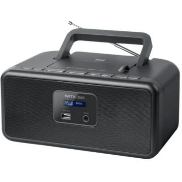 Radio Cd Player MUSE M-32 DB DAB+/FM, Afisaj LCD, USB, Mufa Aux, 20 de Posturi presetate, Negru