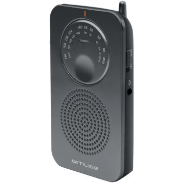 Radio portabil Muse M-01 RS, FM/MW, Negru
