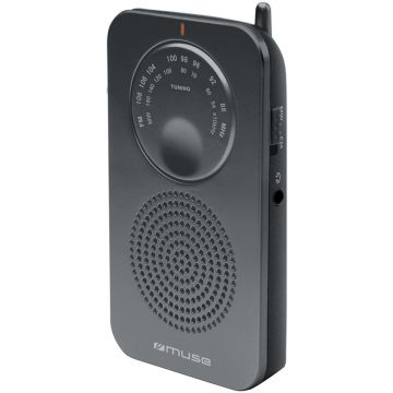 Radio portabil Muse M-01 RS, FM/MW, Negru