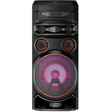 Sistem audio LG XBOOM RNC7, Bluetooth, Radio FM, Karaoke, Wireless Party Link, Double Bass-Boost, Negru