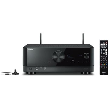 Yamaha Receiver 5.2 canale Yamaha RX-V4A, 8K/4K, Dolby True HD, DTS-HD, CINEMA DSP 3D, wireless surround
