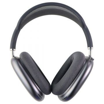 AirBeats Pro Max, casti profesionale fara fir Bluetooth Over the Ear, Airpods cu sunet 3D, Reducere activa a zgomotului, Mod transparent