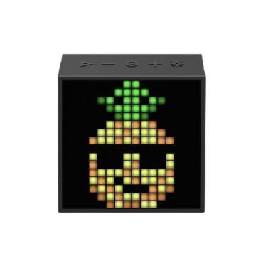 Boxa Portabila Divoom Timebox-Evo Pixel Art, 6 W, USB, Lumini, Bluetooth (Negru)