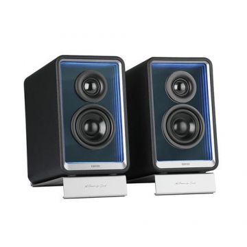 Boxe EDIFIER  2.0 QR65-BK, 70W (2 x 15W, 2 x 20W), Bluetooth 5.3, USB-C, USB-A, AUX, sub-out, GaN charger 65W (Negru)