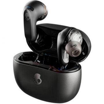 Casti Audio In-Ear True Wireless Bluetooth Microfon Noise Cancelling Negru