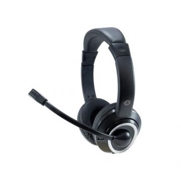 Casti Call Center Conceptronic POLONA01B, USB, Over the ear, Cablu 2m (Negru)