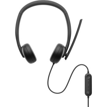 Casti Cu Fir WH3024 Negru