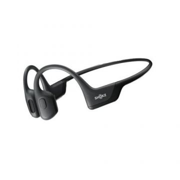 Casti de alergare Shokz OpenPun Pro Mini, IP55, Microfon, Bluetooth (Negru)