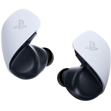 Casti Gaming True Wireless Sony PlayStation Pulse Explore, Microfon, Bluetooth (Alb/Negru)