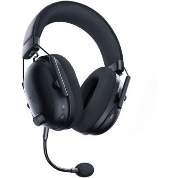 Casti Gaming Wireless Razer Blackshark V2 Pro 2023, Bluetooth, THX Audio Spatial, 50mm (Negru)