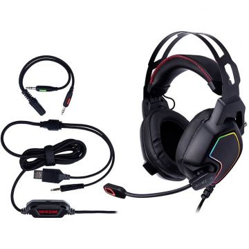Casti SLUTC211F Gaming Negru