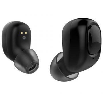 Casti Stereo Elari EarDrops, Bluetooth, Microfon (Negru)