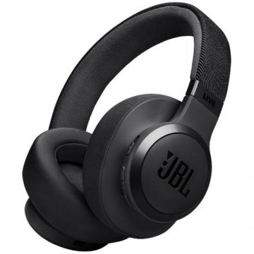 Casti Stereo JBL LIVE 770NC, ANC, Bluetooth, Multi-Point (Negru)