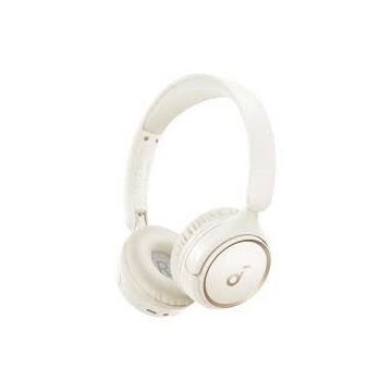 Casti Wireless On-Ear Soundcore H30i Design Pliabil Pure Bass Bluetooth 5.3 Alb