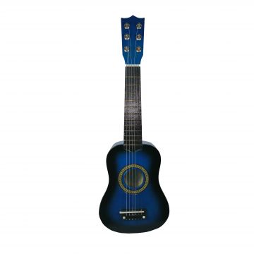 Chitara pentru copii, clasica, lemn, Junior Blue, 54 cm