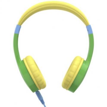 Hama Casti On-Ear copii Hama Kids Guard, Verde/Galben