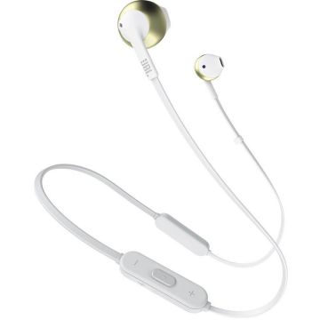 JBL Casti In-Ear JBL T205BT, JBL Pure Bass Sound, Bluetooth, champagne gold