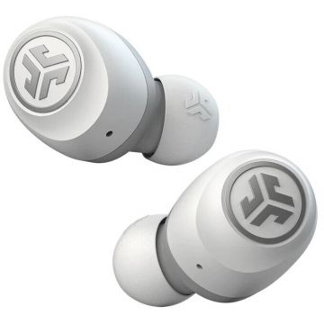 JLab Casti Audio In Ear JLAB GO Air, True Wireless, Bluetooth, Microfon, Autonomie 5 ore, Alb